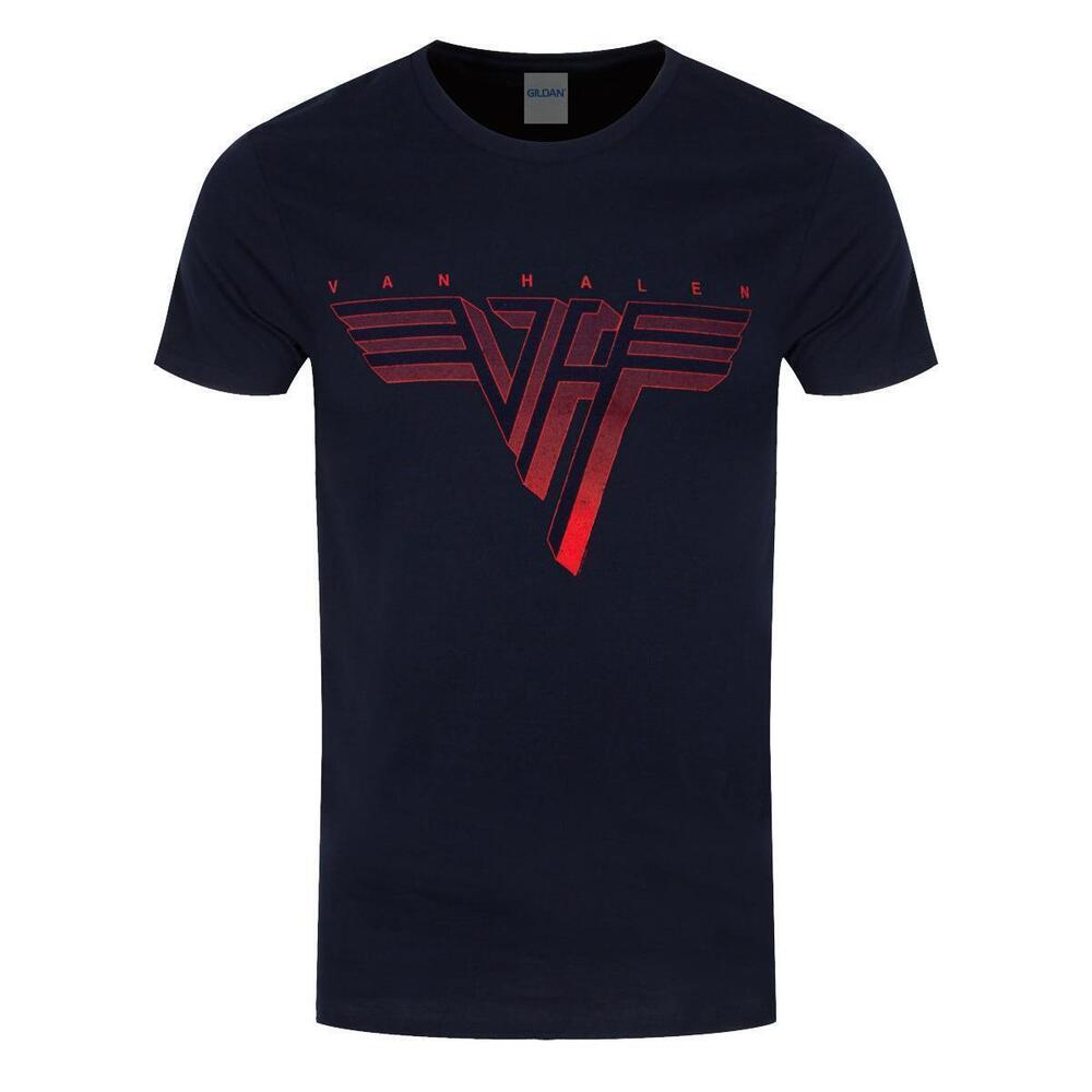 Van Halen Classic Logo Mens Navy Tshirt